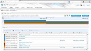 HP ArcSight ESM Web interface demo [upl. by Kikelia]