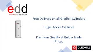 Efficient Performance Unveiled Gledhill Unvented Stainless Platinum Direct Cylinder 210L PLTDR210 [upl. by Nonohcle]