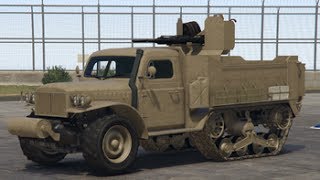 GTA Gunrunning Half Track Review [upl. by Alikam]