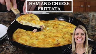 Easy Ham and Cheese Frittata [upl. by Calvert]