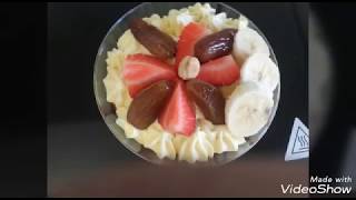 dessert a la fraiseديسار بالفراولةcuisine tunisienne [upl. by Ynabla]