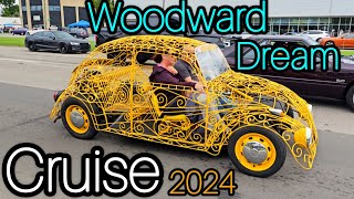 Woodward Dream Cruise 2024 Part 1 [upl. by Jovita906]