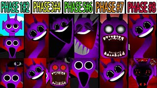 Phase 1 VS Phase 2 VS Phase 3 VS Phase 4 VS Phase 7 VS Phase 8 VS Phase 9 amp 10 🔴 Incredibox Sprunki [upl. by Ellynad]