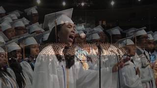 Star Spangled Banner  Waipahu High School Graduation Class of 2018 Kaesha Yanes [upl. by Nnahs]