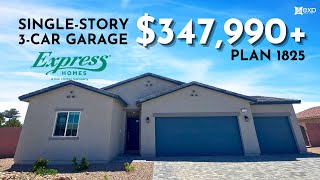 Brand New SingleStory 3Car Garage Home for Sale in Pahrump NV DR Horton Riverstone Plan 1825 [upl. by Aizahs56]