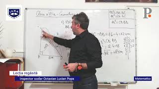 Matematica cls a7a Geometrie [upl. by Negriv]