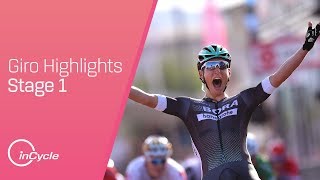 Giro dItalia 2017  Stage 1 Highlights  inCycle [upl. by Nazarius]