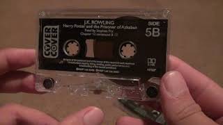 Harry Potter And The Prisoner Of Azkaban Stephen Fry Audio Cassette Unboxing [upl. by Sherilyn]