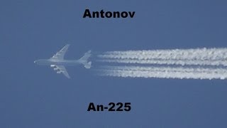 Overflight ANTONOV An225 NGermany  Worlds largest aircraft RARE [upl. by Dorise]