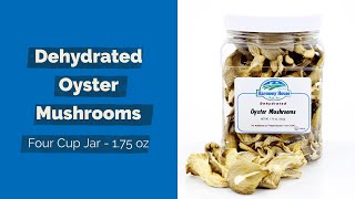 Meet Our Products Dried Oyster Mushrooms Quart Jar [upl. by Mattland]