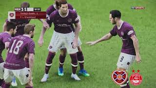 Hearts v Aberdeen  Scottish Premiership 202324  PES 21 [upl. by Addie643]