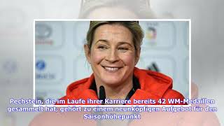 Eisschnelllauf Claudia Pechstein führt WMAufgebot in Inzell an [upl. by Anib224]