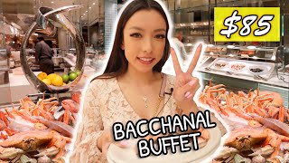 We Found the Best Buffet in Vegas  85 Bacchanal Buffet [upl. by Elatnahc]