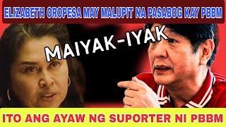 ELIZABETH OROPESA MAY PASABOG SA ADMIN NI BONG BONG MARCOS [upl. by Aicenaj]