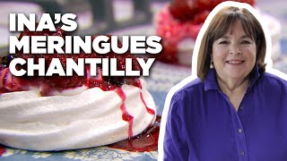 Ina Gartens 5Star Meringues Chantilly  Barefoot Contessa  Food Network [upl. by Nanaj]