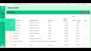 Aplikasi Kasir IKSASS MART Berbasis Web Base Menggunakan Laravel 11 dan MySql [upl. by Duck]