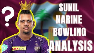 Sunil Narine Bowling Analysis Indepth [upl. by Ahseek]