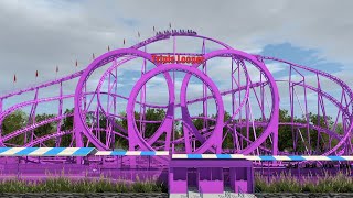 Nolimits 2 Triple Loop Coaster  Sunway Lagoon Recreation [upl. by Leler]