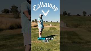 Costco Driver on a par5 ⛳️ golf golfskill costco golfclub golfswing scratchgolf golfer [upl. by Enyrb]