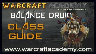 54 Balance Druid DPS Guide  Warcraft Academy [upl. by Newob]