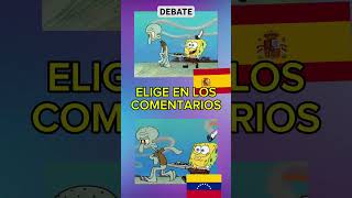 Cual te gusta mas CASTELLANO VS LATINO BobEsponja [upl. by Ahsemad]