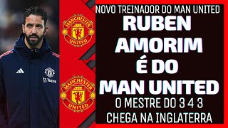 RUBEN AMORIM É O NOVO TREINADOR DO MANCHESTER UNITED [upl. by Ayokahs]