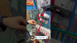 control panel wiring connection diagram electrician mcbboxviralvideo electricidea [upl. by Enniroc]