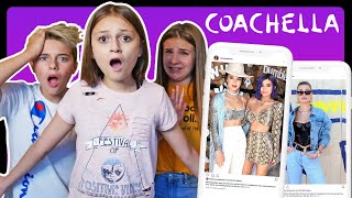 REACTING TO CELEBRITY COACHELLA OUTFITS James Charles Hayley Bieber Sophie Fergi [upl. by Wolgast]