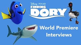 Finding Dory World Premiere Cast amp Crew Interviews [upl. by Nageem528]