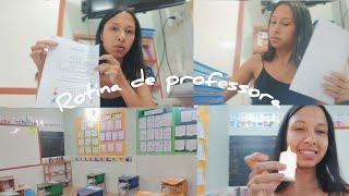 Vlog  Rotina de professora [upl. by Larena]