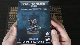 Captain Uriel Ventris  Unboxing WH40K [upl. by Nodnyl]