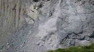 Eiger rockfall [upl. by Ilwain]