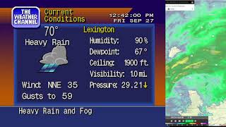 Lexington Kentucky  Emulated WeatherSTAR 4000 [upl. by Enylrac]