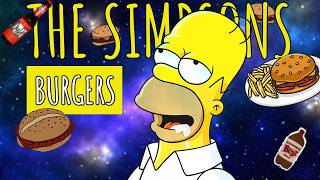 I Ate 4 Simpsons Burgers and Discovered the BEST [upl. by Browning]