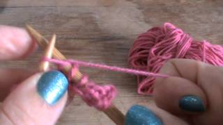 Basic Knit Stitch [upl. by Eelam]