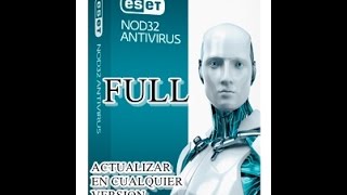 Activar Licencia del Antivirus ESET NOD 32 en Windows 7 8 81 10 [upl. by Frasco]