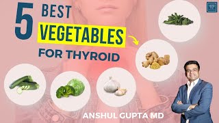 Dr Anshul Gupta on Hypothyroidism Diet 5 Best Vegetable to Improve Thyroid Gland [upl. by Ahsined]