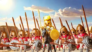 Macedonians VS Persians Battle of GaugamelaMazedonier gegen Perser alexanderthegreat playmobil [upl. by Erie]