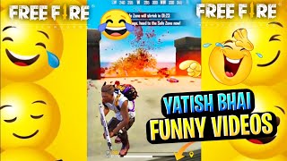 free fire funny video  free fire funny moments  yatish Bhai funny video  free fire funny tik tok [upl. by Yehudi]