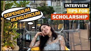 How to successfully pass an interview for the Stipendium Hungaricum scholarship programme [upl. by Rehpinnej]