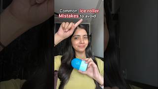 Common ice roller mistakes  How to use ice roller iceroller icerollerforface facemassage [upl. by Genni]