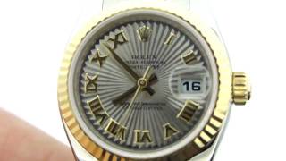 Rolex Sunbeam Dial Datejust for ladies model 179173 [upl. by Notsruht]