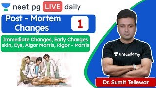 Post  Mortem Changes L1  Cracking Forensic  Unacademy NEET PG  Dr Sumit Tellewar [upl. by Ssej944]