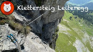 Klettersteig Leiteregg Braunwald  Glarus [upl. by Ydnolem]