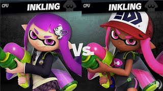 Super Smash Bros Ultimate Inkling Battle [upl. by Chadbourne662]