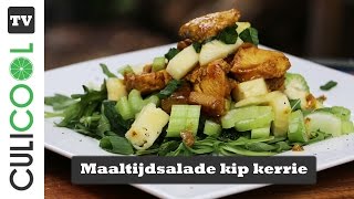 Maaltijdsalade met kip kerrie [upl. by Emelen]