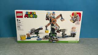 Lego Super Mario Unboxing and How to Build Reznor Knockdown 71390 Expansion Set Part 1 of 2 [upl. by Yentiw]