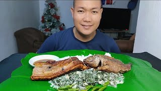 LIEMPO PRITONG TILAPIA AT GINATAANG MALUNGGAY [upl. by Naitsirt952]