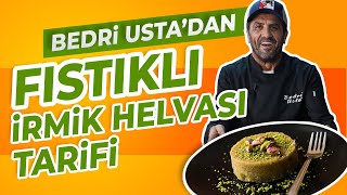 Antep Fıstıklı İrmik Helvası Tarifini Ustasından Öğren  Bedri Usta migrostv [upl. by Ralfston212]