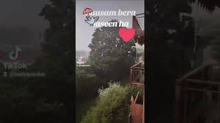 Yahn ka mausam bera haseen ha yt love viralshort [upl. by Restivo]